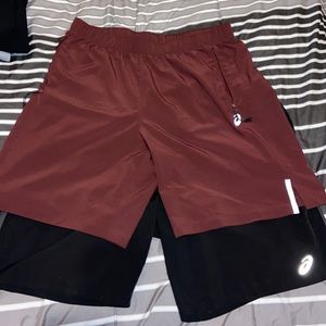 2 pairs of Asics Shorts